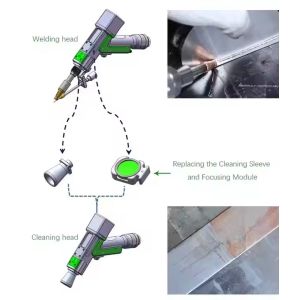 Portable 50W 100W 200W 300W Handheld Pulse Laser Cleaning Machine for Rust of