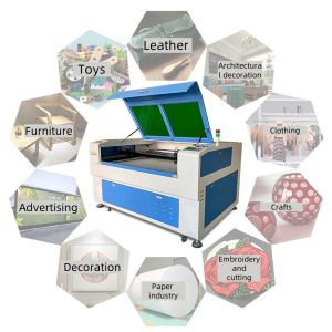 CO2 Laser Engraver And Cutter For Bamboo Paper Leather Wood Acrylic Paper