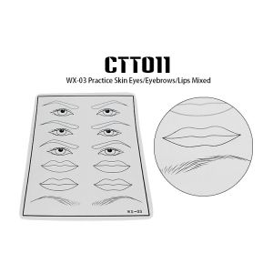 Quality Durable Sheet Eyebrow / Lips / Face Practice Skin 15 X 20 Cm for sale