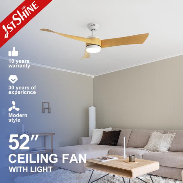 Customized ABS Blades LED Ceiling Fan with WiFi Tuya Control and Lighting