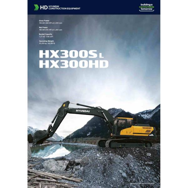 Hyundai Excavator HX300HD