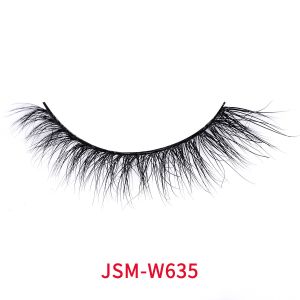 Handmade 3d Synthetic Lashes , Natural Soft Faux Mink Lashes Bulk