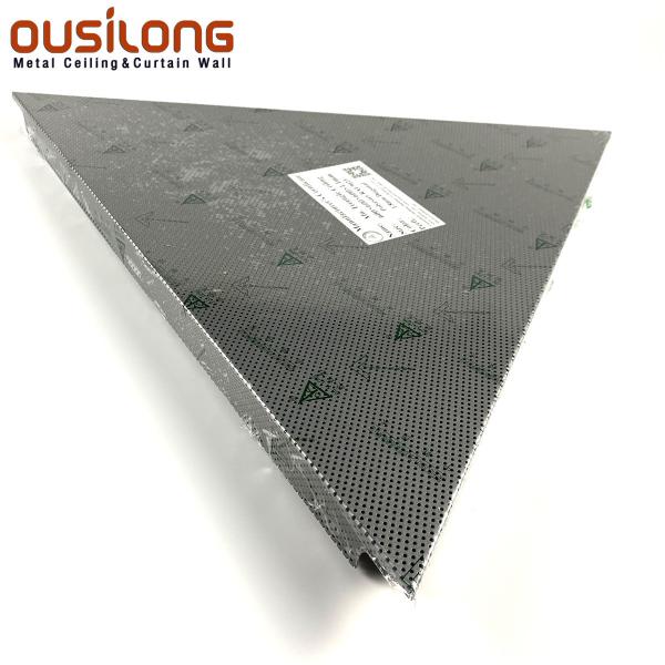 Buy PVDF Coating 1.2mm Trim In Silver Office Ceiling Tiles at wholesale prices