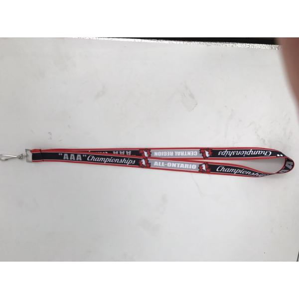 Buy Wholesale sublimation polyester lanyard printed lanyard with custom logo at wholesale prices