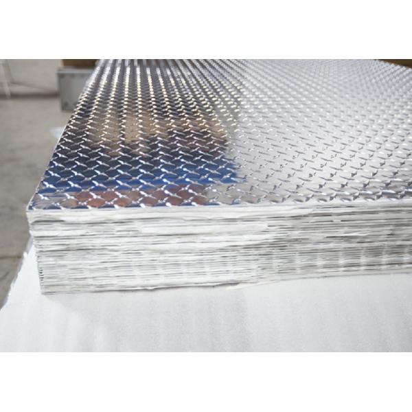 Buy 6063 Alloy Aluminium Checker Plate Sheet Flooring For Bus Tread Sheet at wholesale prices