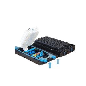 direct buried optical fiber splice enclosure with mechanical sealing ABS