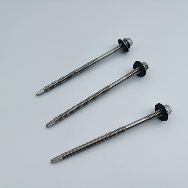 Buy DIN Hex Flange Head Self Drilling Screw with EPDM Washer at wholesale prices