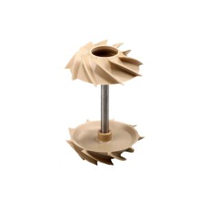 Industrial PEEK Plastic Machining Impeller Machined Parts Lightweight High