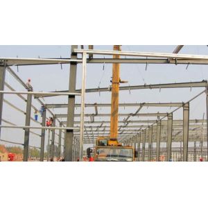 Light Weight Portal Frame Steel Structure Workshop With Various Span