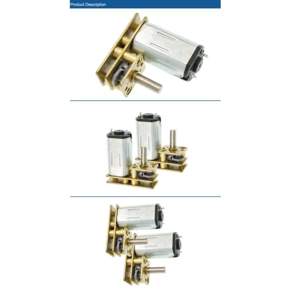 Hofon Motor GM1024-N30VA 3V 5V 6V 12V DC reduction Metal Gear Motor For Smart Lock