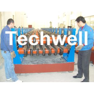 Galvanized Plate / Steel Corrugated Sheet Roll Forming Machine for For Wall