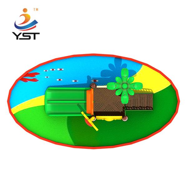 Customized Outdoor Playground Kids Plastic Slides with 114mm galvanized tube