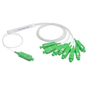 China 1X8 Blockless SC UPC/APC Planar Lightwave Circuit PLC Splitter with Equal Ratio Output for FTTH on sale China 1X8 Blockless SC UPC/APC Planar Lightwave Circuit PLC Splitter with Equal Ratio Output for FTTH on sale