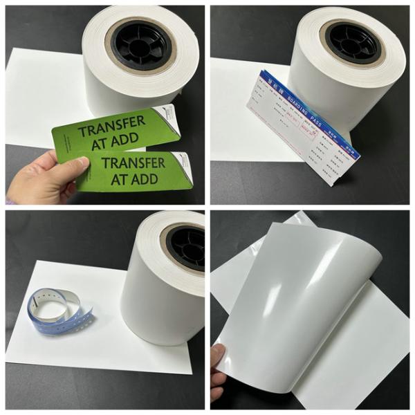 120um 130um 150um 1090mm Width Glossy One side Thermal Synthetic Paper For Making Wrist band 120um 130um 150um 1090mm Width Glossy One side Thermal Synthetic Paper For Making Wrist band