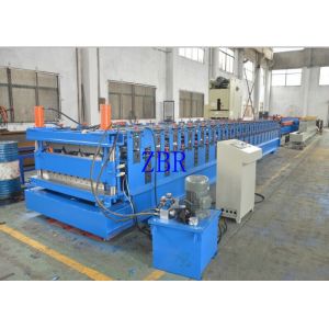 Trapezoidal Wall Panel Roll Forming Machine Horizontal Roller Manual Screw