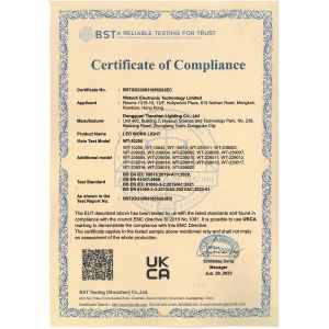 Wetech Electronic Technology Limited Certifications