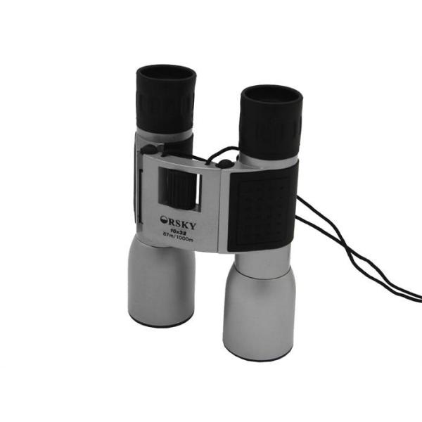 Folding Lightweight Travel Binoculars With Neck Strap , High Powered 12x32