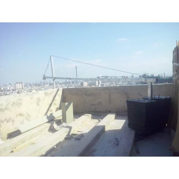 S drive hoist suspended platform , construction maintenance gondola , cleaning