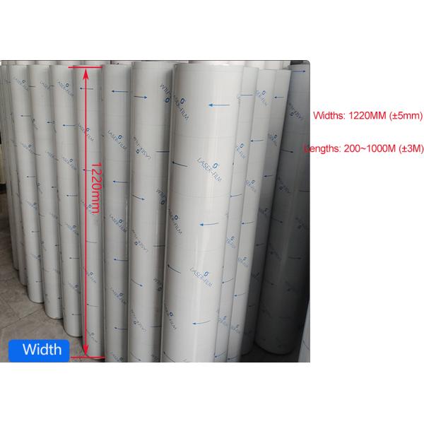 ALuminum , stainess, Metal surfaces protection film for Fiber and CO2 laser cutting processes