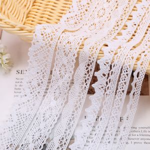 Quality beaded white swiss lace fabric embroidery 100% cotton for sale