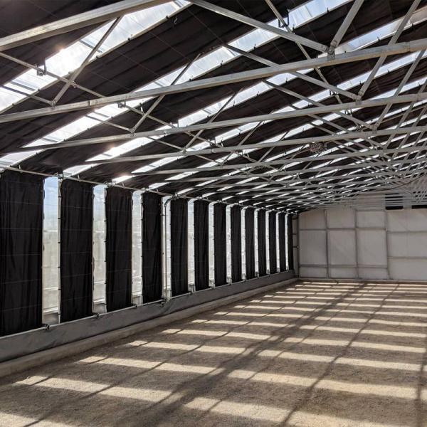 Fully Light Deprivation Greenhouse with Blackout Film and Customized Hot