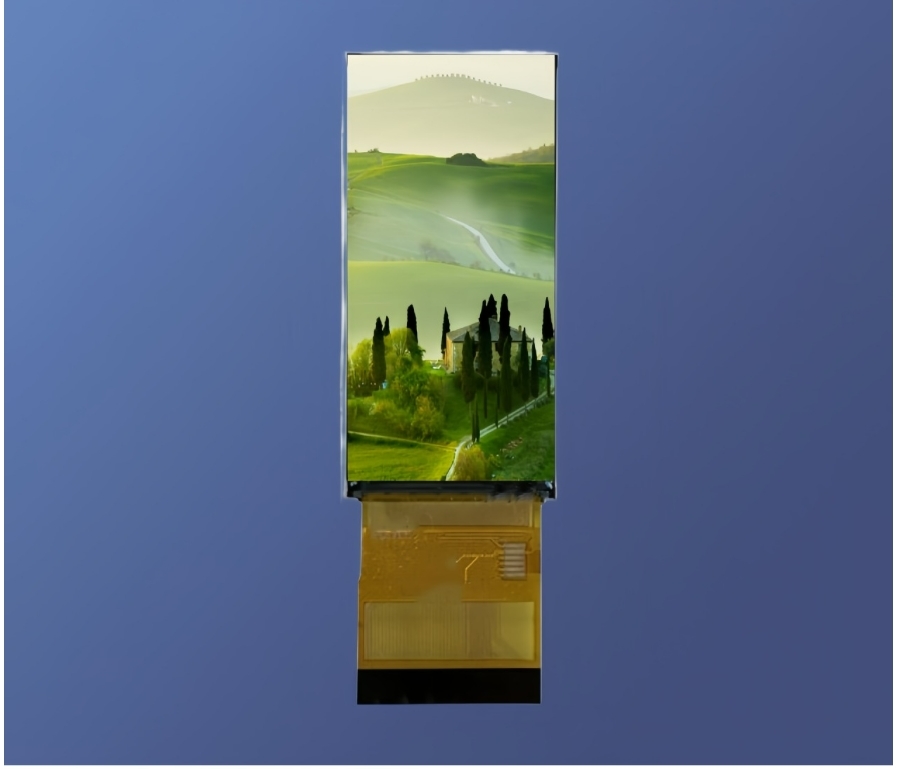 2.35 Inch Bar Type Tft Lcd 222*480 Resolution MIPI/RGB/SPI Interface 500c/D