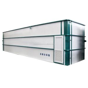 China Rectangular Integrated Wastewater Treatment Equipment with Biological Treatment Design on sale