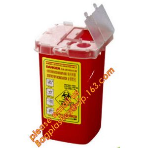 sharpsguard yellow lid 1 ltr sharps, sharps disposal container 1quart wall