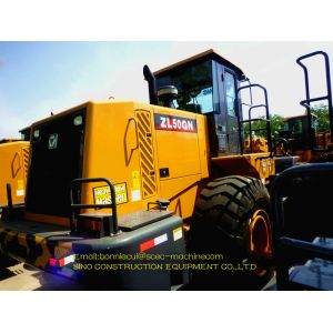 Front End Construction Wheel Loader ZL50GN 5 Tons Bucket Capacity 3 - 4.5m3