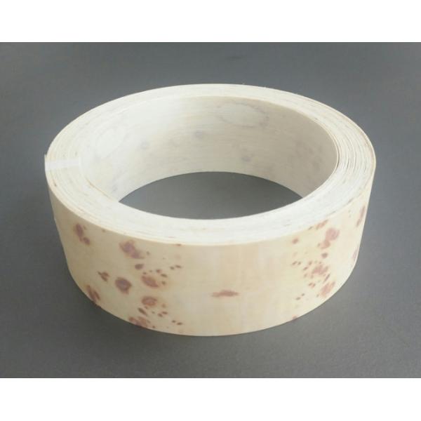 Mappa Burl Profile Wrapping Veneer Profile Wrapping Mappa Burl Wood Veneer Rolls for Furniture Door Plywood Mouldings