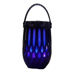 Portable Outdoor Mosquito Killer Bug Zapper Flame Night Light Bluetooth