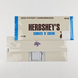 Wholesale Custom Printed Back sealed Pouches Chocolate Energy Bar Cookies Snack