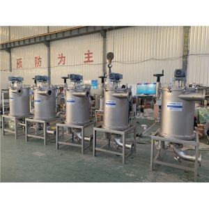 China Flanged Inlet / Outlet Connection Automatic Self Cleaning External Scraping Filter Housing For Paper Mill Sizing on sale China Flanged Inlet / Outlet Connection Automatic Self Cleaning External Scraping Filter Housing For Paper Mill Sizing on sale