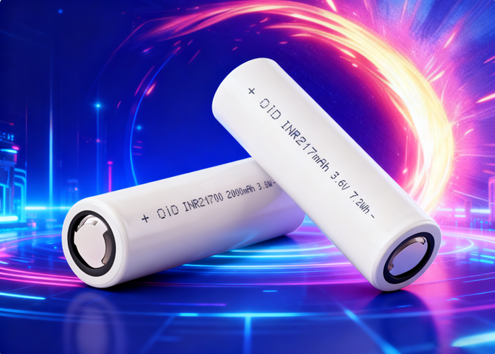 21700 Lithium-Ion Battery with 2000mAh Capacity 3.6V Nominal Voltage and 1.0A