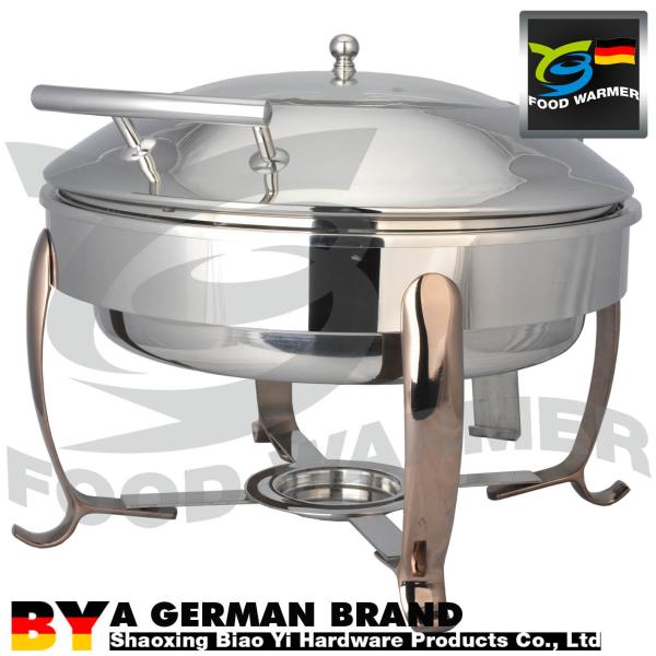 Buy Metal Electric Chafing Dish Heavy Duty Mirror Finished Surface 485*400mm Dimension at wholesale prices