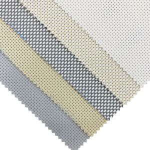 Roller Blind Plain Weave PVC Coated Polyester Sunscreen Fabric For Window Blinds