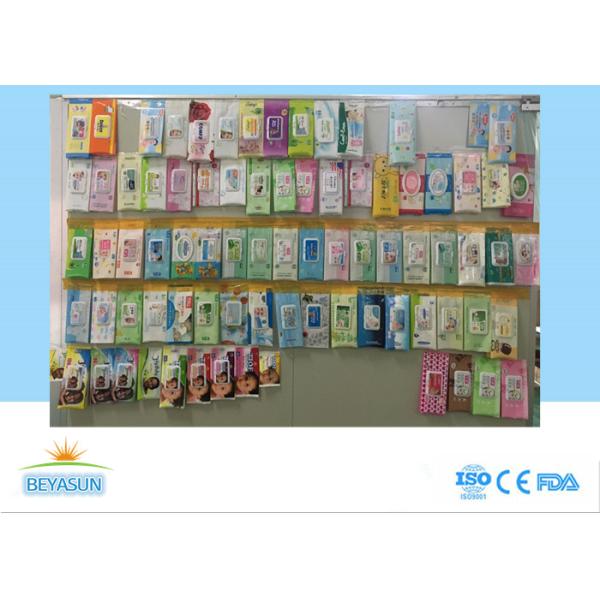 Chemical Free Flushable Antibacterial Baby Wipes Organic 15*20cm Sheet Size