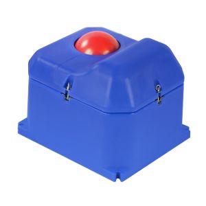 Terrui blue single-hole drinking fountain: 40L large capacity, polyethylene