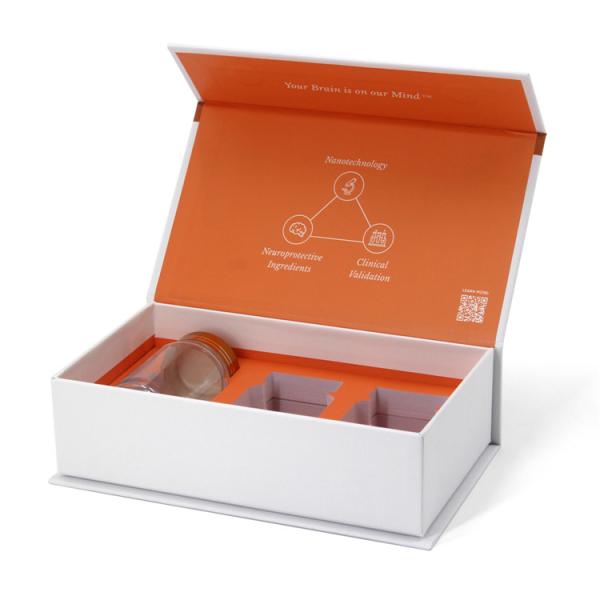Buy Customize Magnetic Gift Box Packaging For Supplement Bottle at wholesale prices