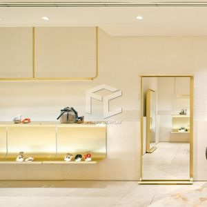 Powdercoating Shoe Display Racks Shelves