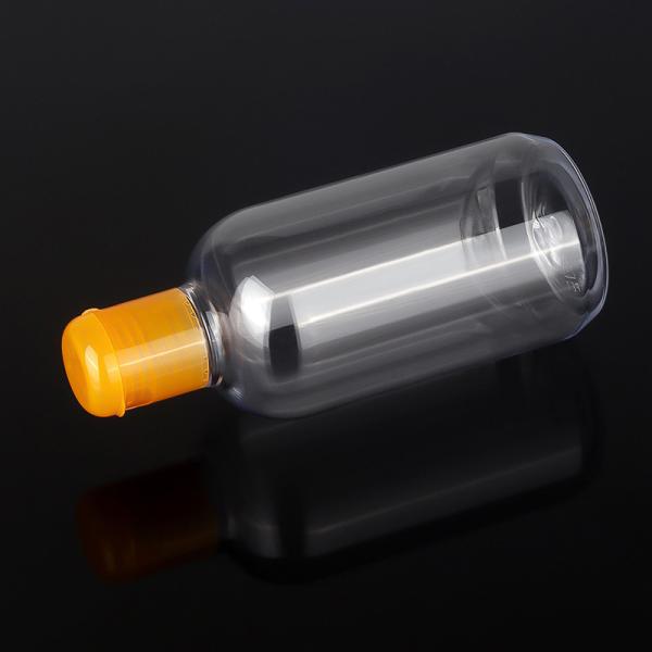 300ML Plastic Bottle Screw Top , Transparent PET Screw Top Jars