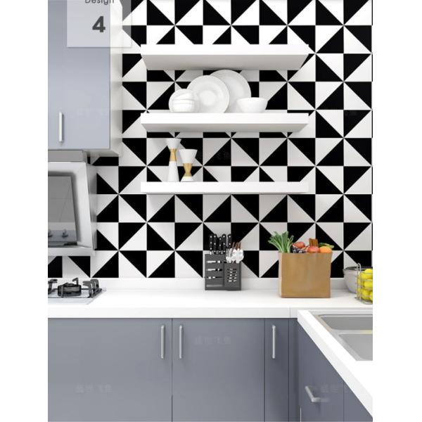 Buy Multiple Patterns White And Black 300*300mm Room Wall Tile at wholesale prices
