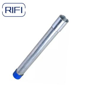 BS Standard GI Conduit Pipe Rigid Electrical Cable Pre Galvanized