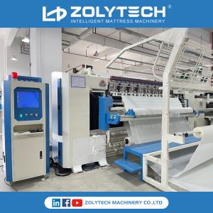 China 80mm Max Mattress Quilting Machine Panasonic System Bedding Manufacturing on sale