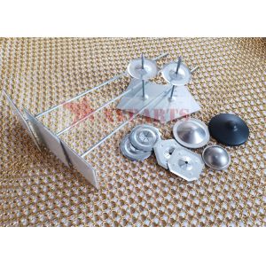 Mild Steel Self Adhesive Insulation Hangers Pins With Speed Clips