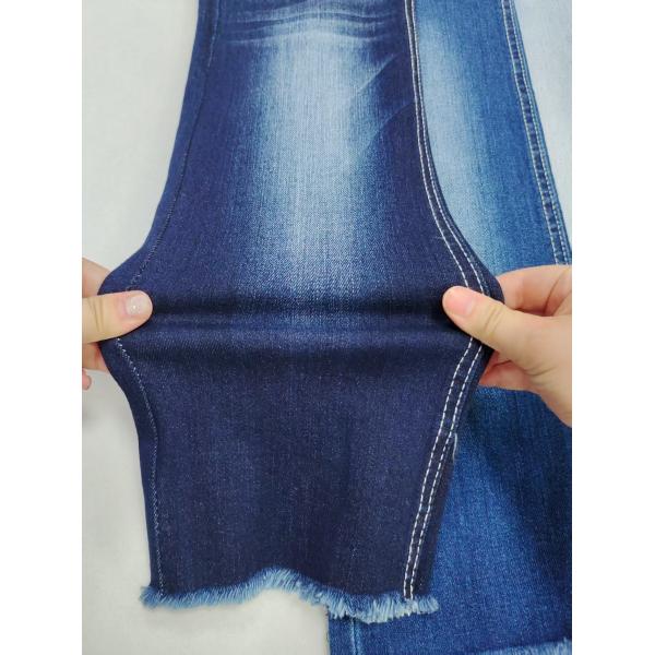 9.3oz Dual-Core High Spandex warp slub 85%Cotton Denim Fabric 10S For Jeans