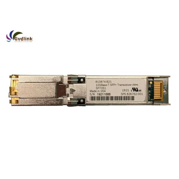 Buy Copper 2.5W SFP+ Fiber Transceiver RJ45 30m 813874-B21 HPE Compatible at wholesale prices