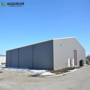 Light Metal Engineered Steel Buildings Large Span Free Design Drawing