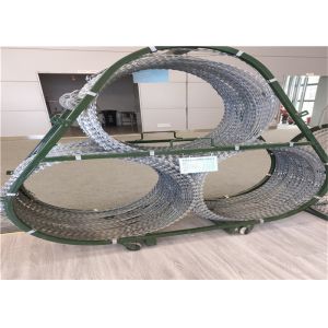 Automatic Razor Wire Mobile Security Barrier Concertina Razor Fence