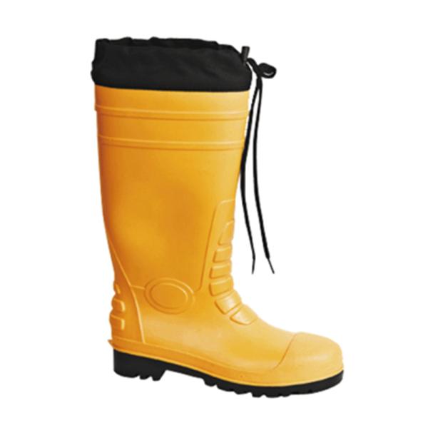 Waterproof Midsole Material PVC Steel Toe Safety Rain Boots for Customized Needs